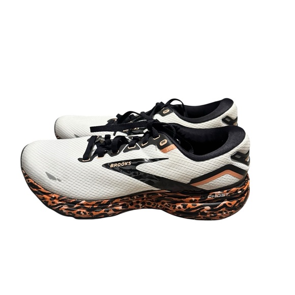 Brooks Ghost 15 Run Wild Women's Running Shoe Leopard White Sneaker Size 9 D - Picture 5 of 8